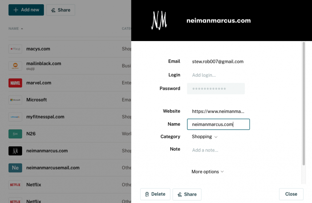 Dashlane Generate Password